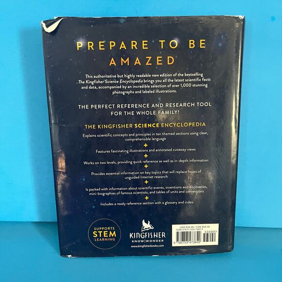 The Kingfisher Science Encyclopedia 4th Edition 2017 Hardcover STEM Reference - Picture 2 of 8